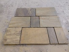 Buff Riven Yorkstone Paving