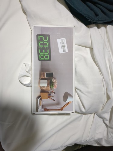 Led digital wall clock - wall,