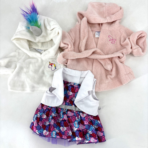 Build bear bab clothing lot - build,