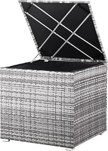 Rattan garden cushion storage - rattan,