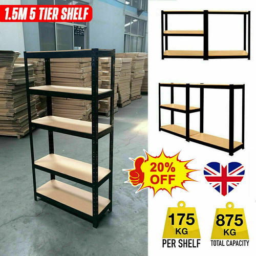 Boltless garage racking tier - boltless,