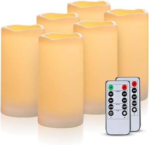 Outdoor led pillar candles - pillar,