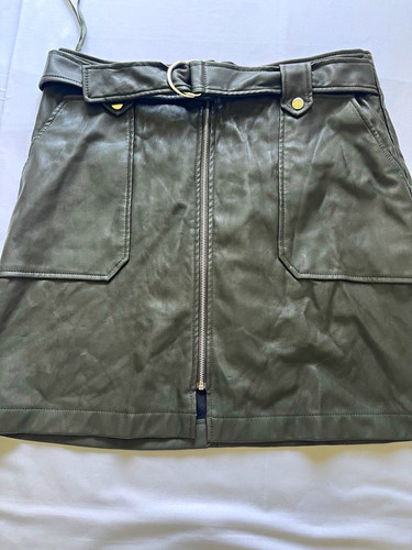 Primark green faux leather - primark,