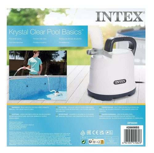 Intex drain pump for pools - for, &