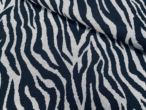Black tiger fabric zebra - tiger,