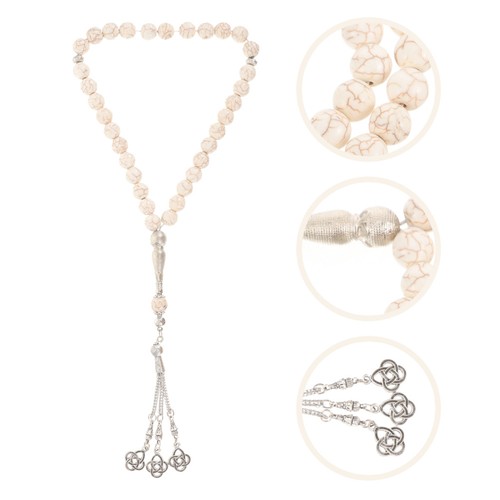 Stone prayer beads bracelet - prayer,