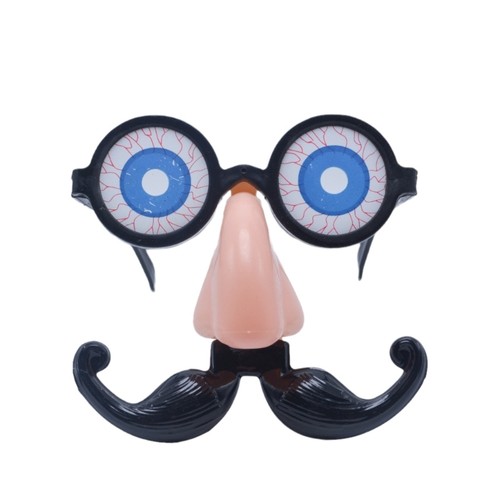 Eyeball glasses and mustache - eyeball,