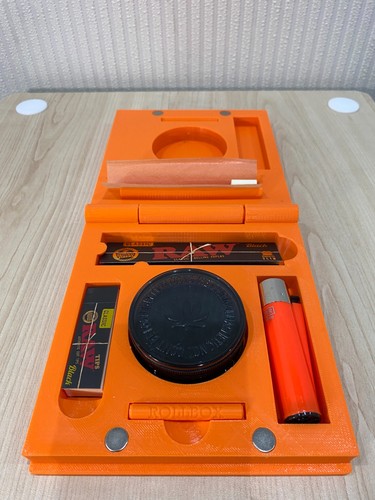 Orange rollbox rolling - orange, box