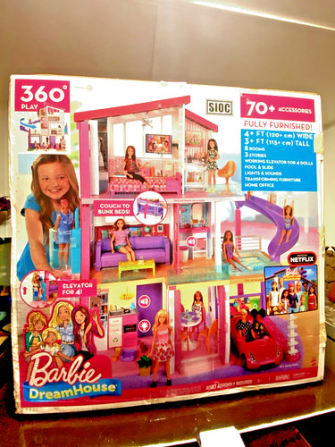 Barbie dreamhouse dollhouse - barbie,