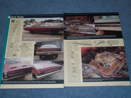 1966 mercury comet cyclone - mercury,