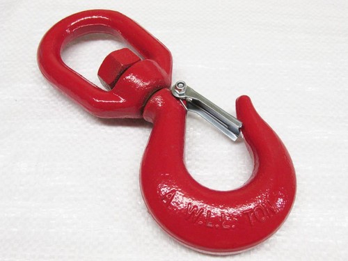 Large lifting swivel hook with - hook,