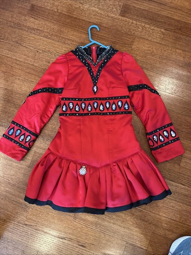 Irish dance solo dress - dance, red