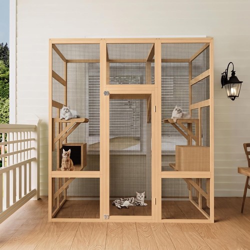 Walk large catio cat - walk-in,