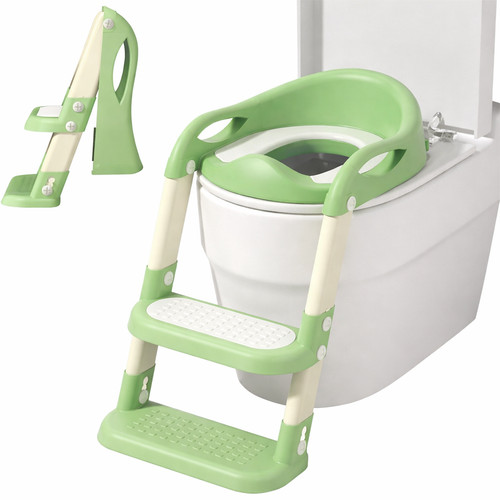 Green baby toddler potty - green,