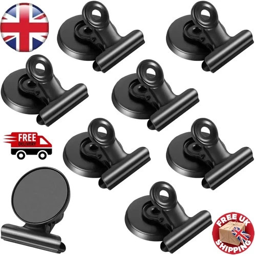 Magnetic bulldog clips - clips, heavy