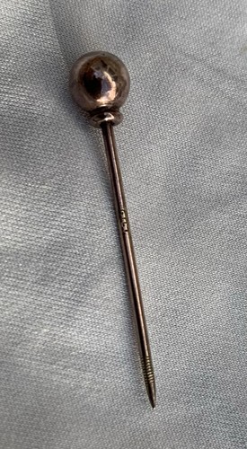 Antique guilt hat - pin., very