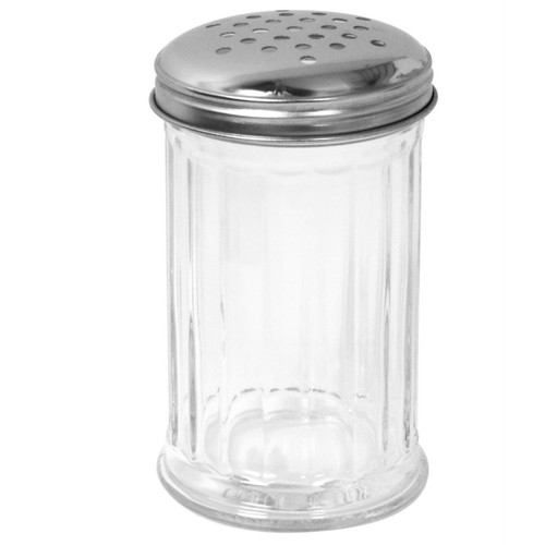 Glass flour icing shaker - flour,