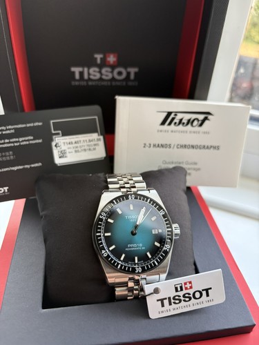 Tissot pr516 38mm blue black - tissot,