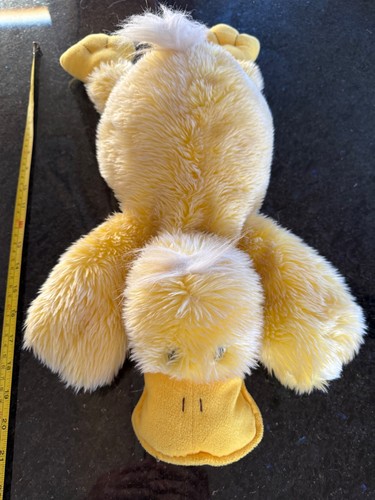 Large yellow duck plush - plush, toy