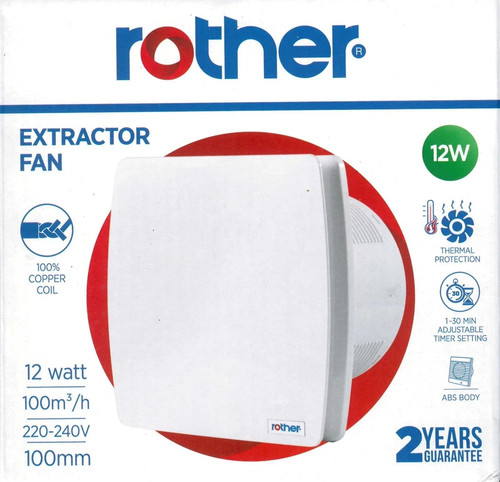 Rother bathroom extractor - extractor, fan