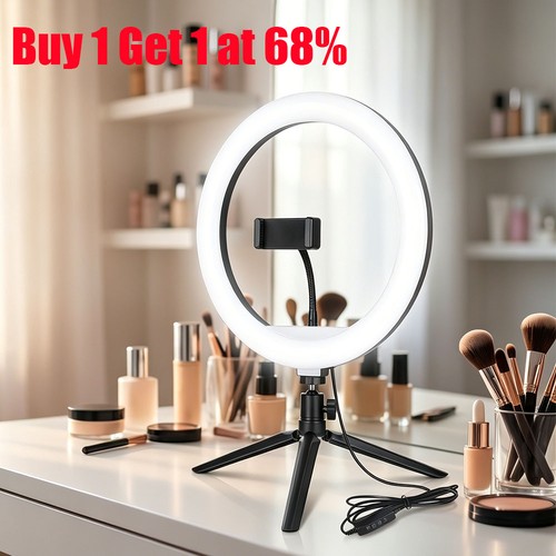 Led ring light with - 10",