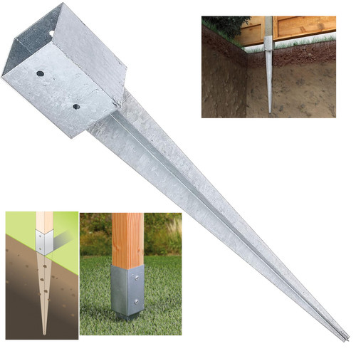 4x4in fence post - fence,