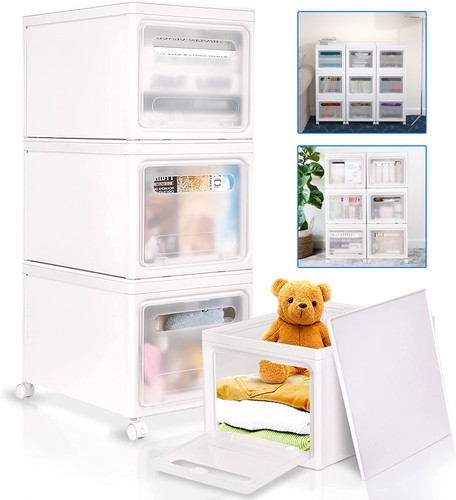 Drawers hard plastic stackable - hard,