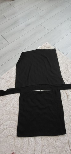 New black double layer niqab - double,