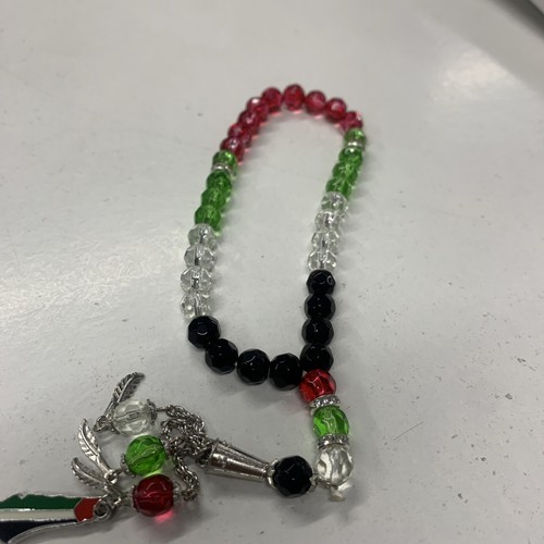 Palestine flag colors - colors, beads