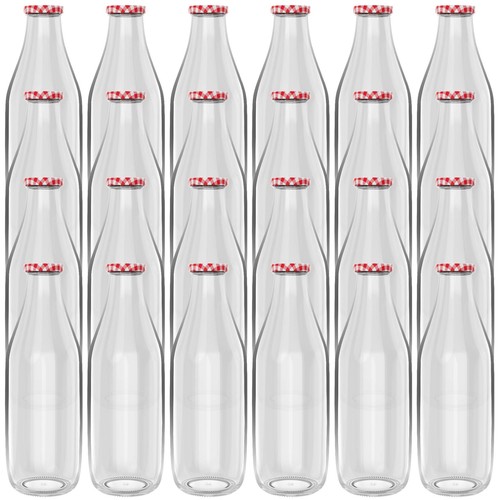 Heftman glass milk bottles - heftman,