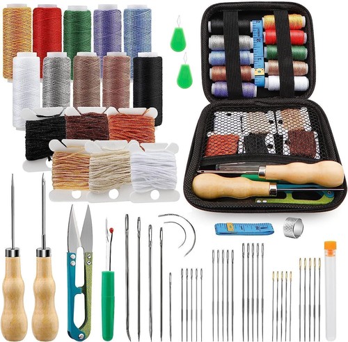 Leather sewing kit upholstery - leather,