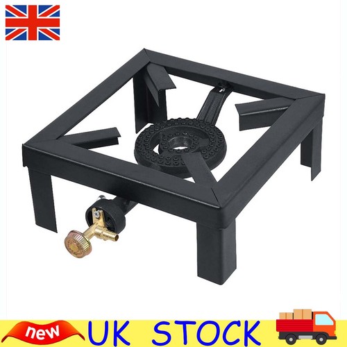 Portable single burner cast - burner,