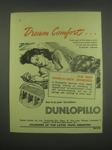 1949 dunlopillo mattress - 1949,