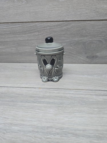 Vintage ceramic dusty bin - vintage,