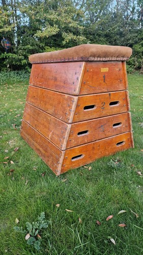 Vintage wooden gym vaulting - gym,