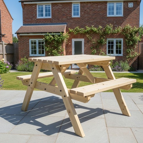 Picnic table garden bench - garden,