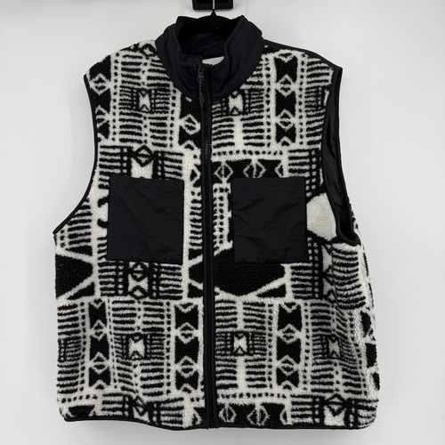 Topman sherpa fleece vest - topman,
