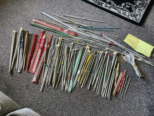 Huge lot vintage knitting - huge,