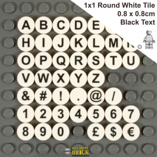 Lego letters numbers 1x1 - lego,