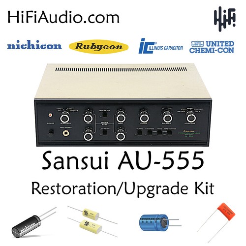 Sansui 555 rebuild - sansui, au-555