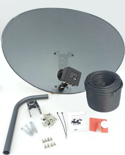 Zone satellite dish quad - dish, &