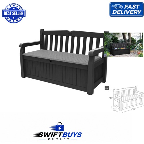 Keter eden bench 265l outdoor - bench,