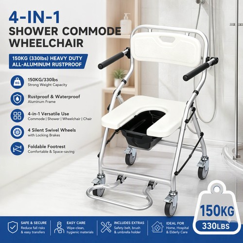 Foldable commode chair movable - foldable,