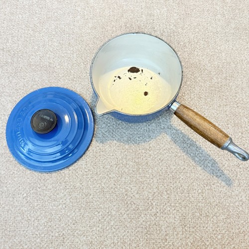 Creuset blue enamel - creuset,