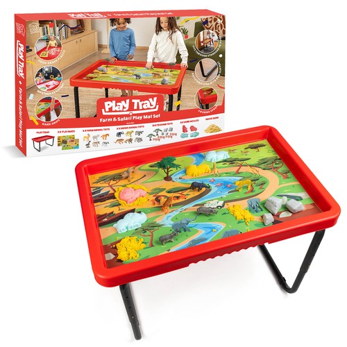 Play tray activity table with - tray,