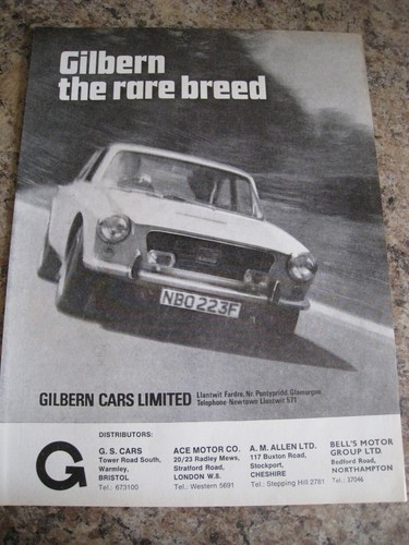 Gilbern the rare - rare, car