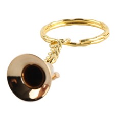 Brass Tuba Key Chain Miniature