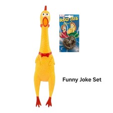 Crazy Chicken Toy & Fake poo-