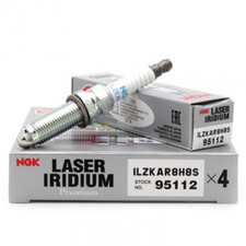 NGK LASER IRIDIUM SPARK PLUGS FOR HONDA CIVIC TYPE R FK2 FK8 FL2 K20C ILZKAR8H8S