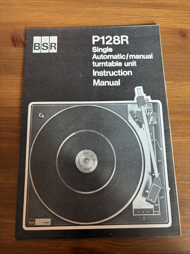 P128r bsr turntable record - p128r,